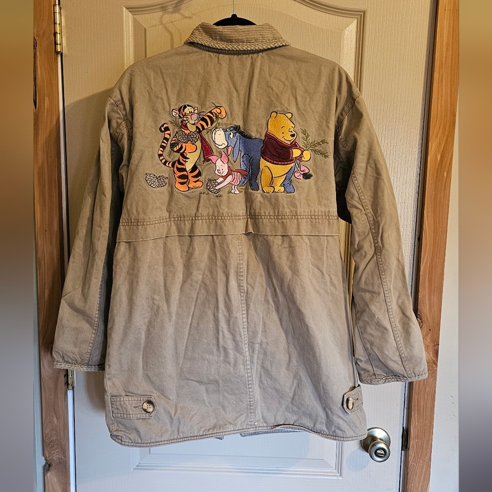 Disney Tan Winnie the Pooh Embroidered Jacket